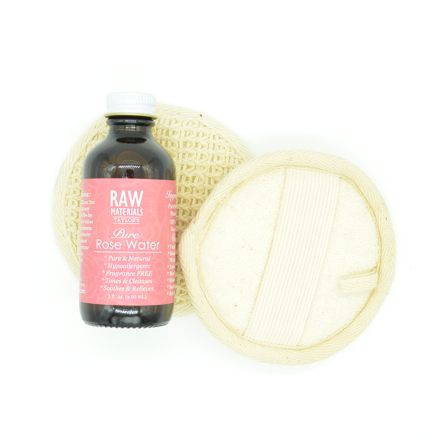 RAW Materials - 100% Pure ORGANIC Rose Water -Bulk refill
