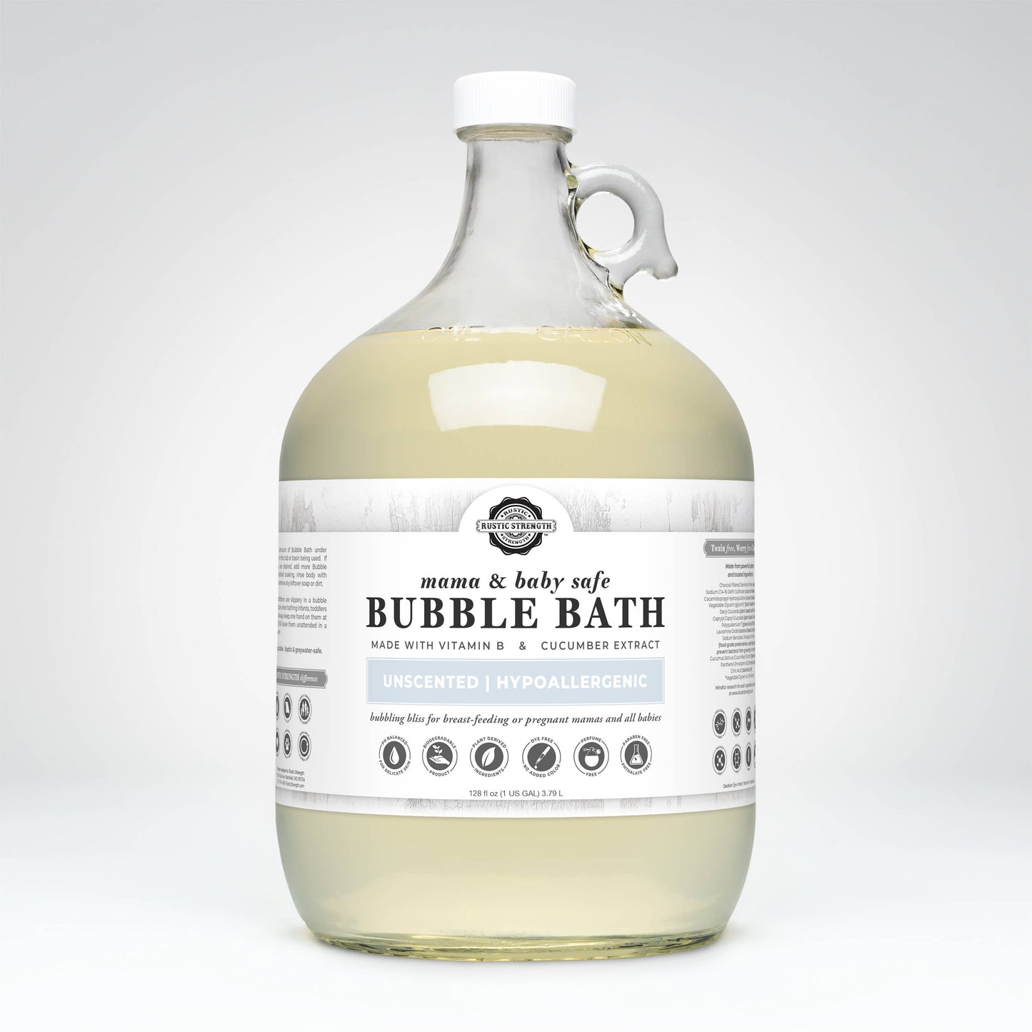 Sulfate-Free Bubble Bath for Sensitive Skin | Light Scent: Eucalyptus Mint / Bulk Refill