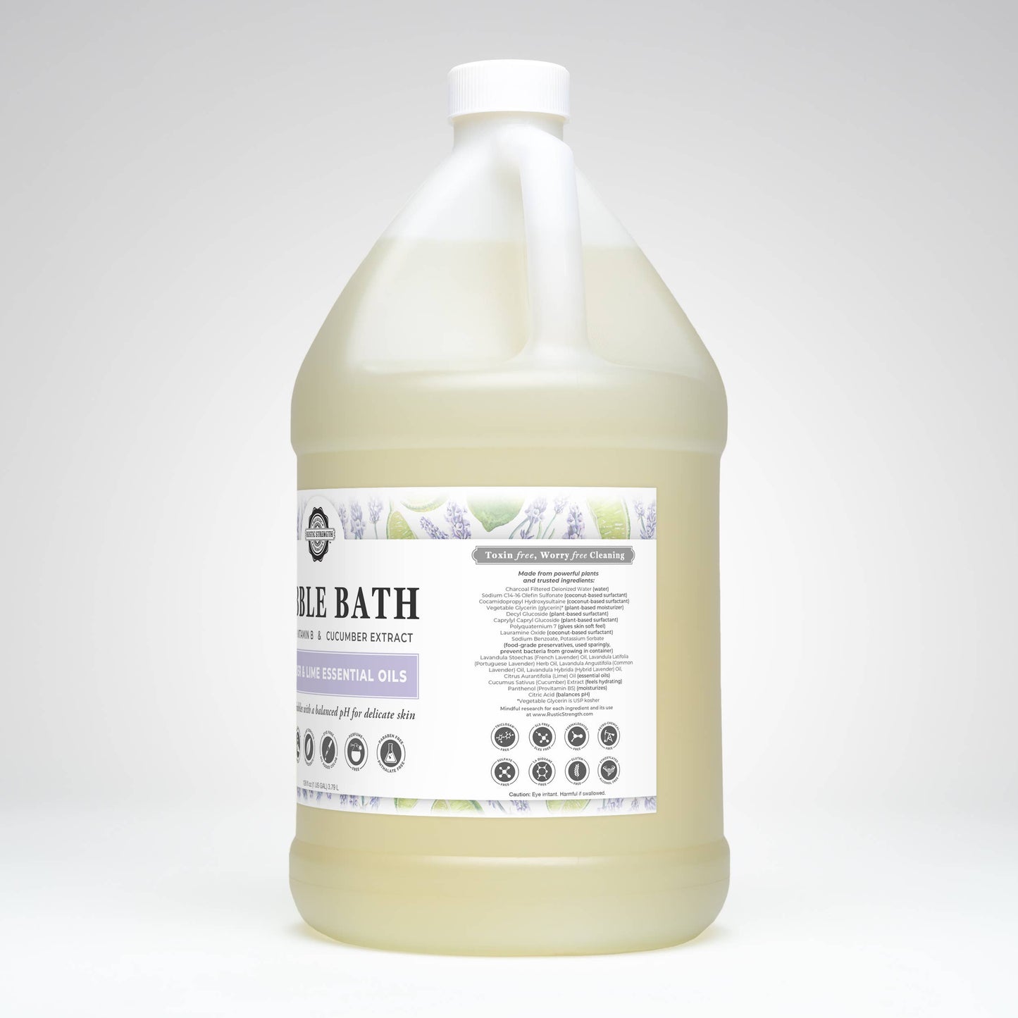 Sulfate-Free Bubble Bath for Sensitive Skin | Light Scent: Eucalyptus Mint / Bulk Refill