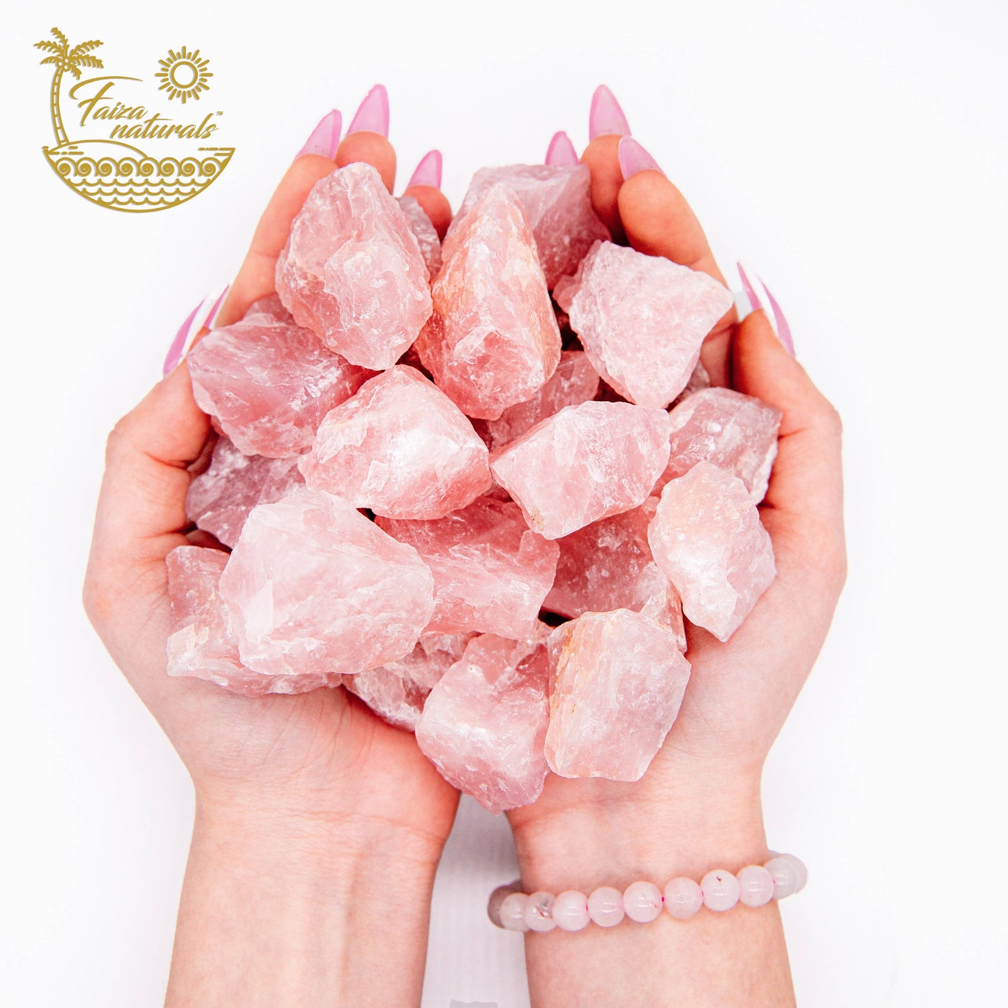 Rose Quartz Raw Crystals