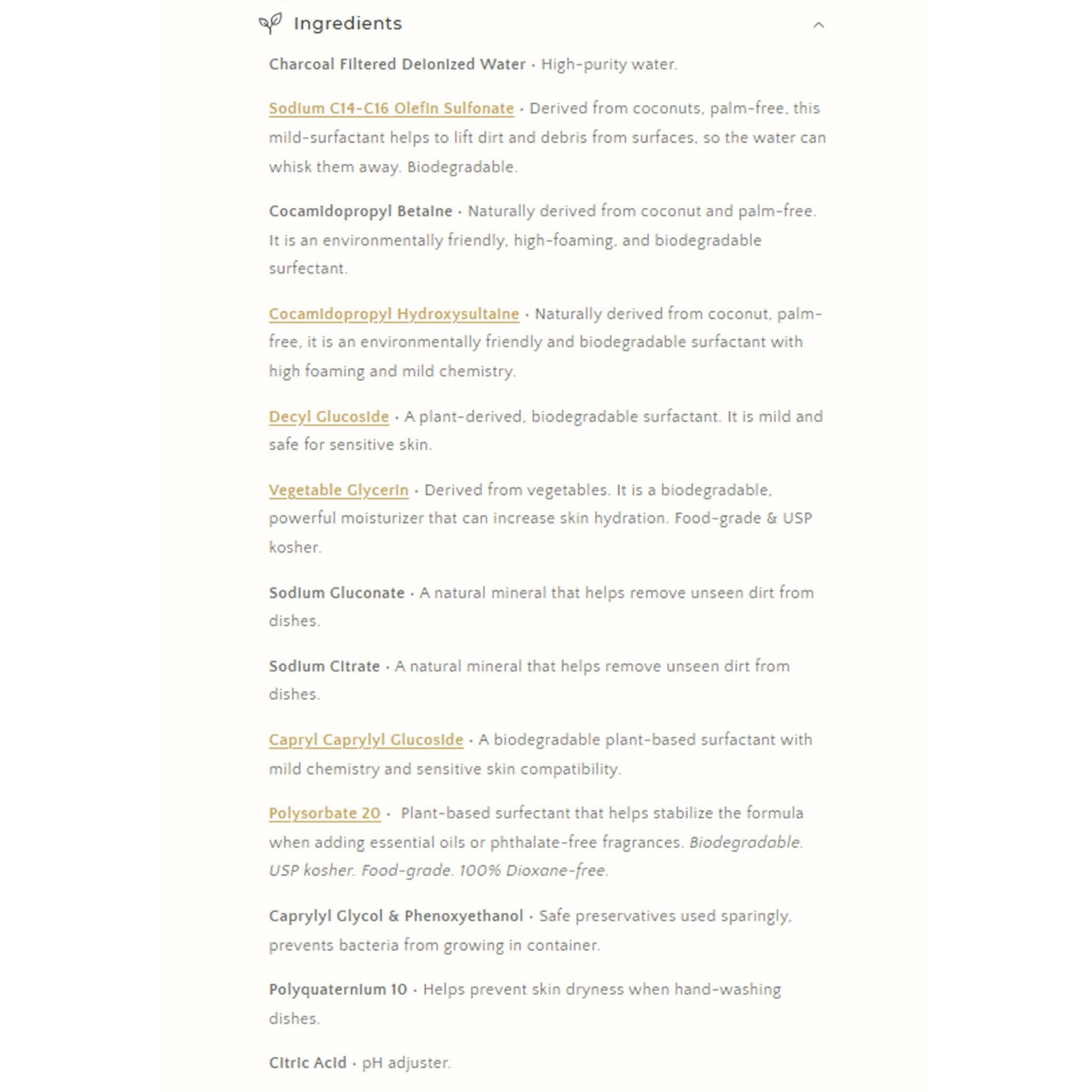 Dish Soap | Sulfate Free - Soft on Skin | Powerful Cleaner: Hypoallergenic (Unscented) / Gallon Glass Jug