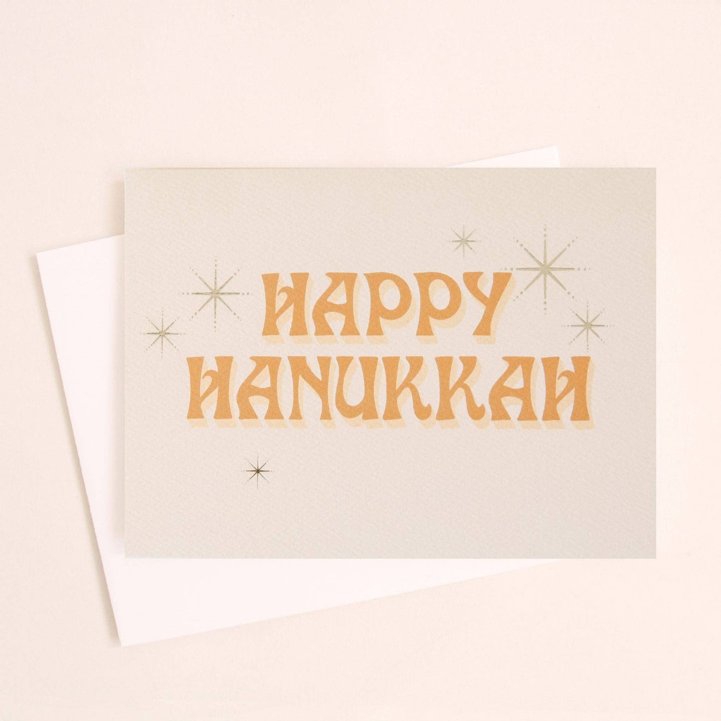Happy Hanukkah Card | Ivory