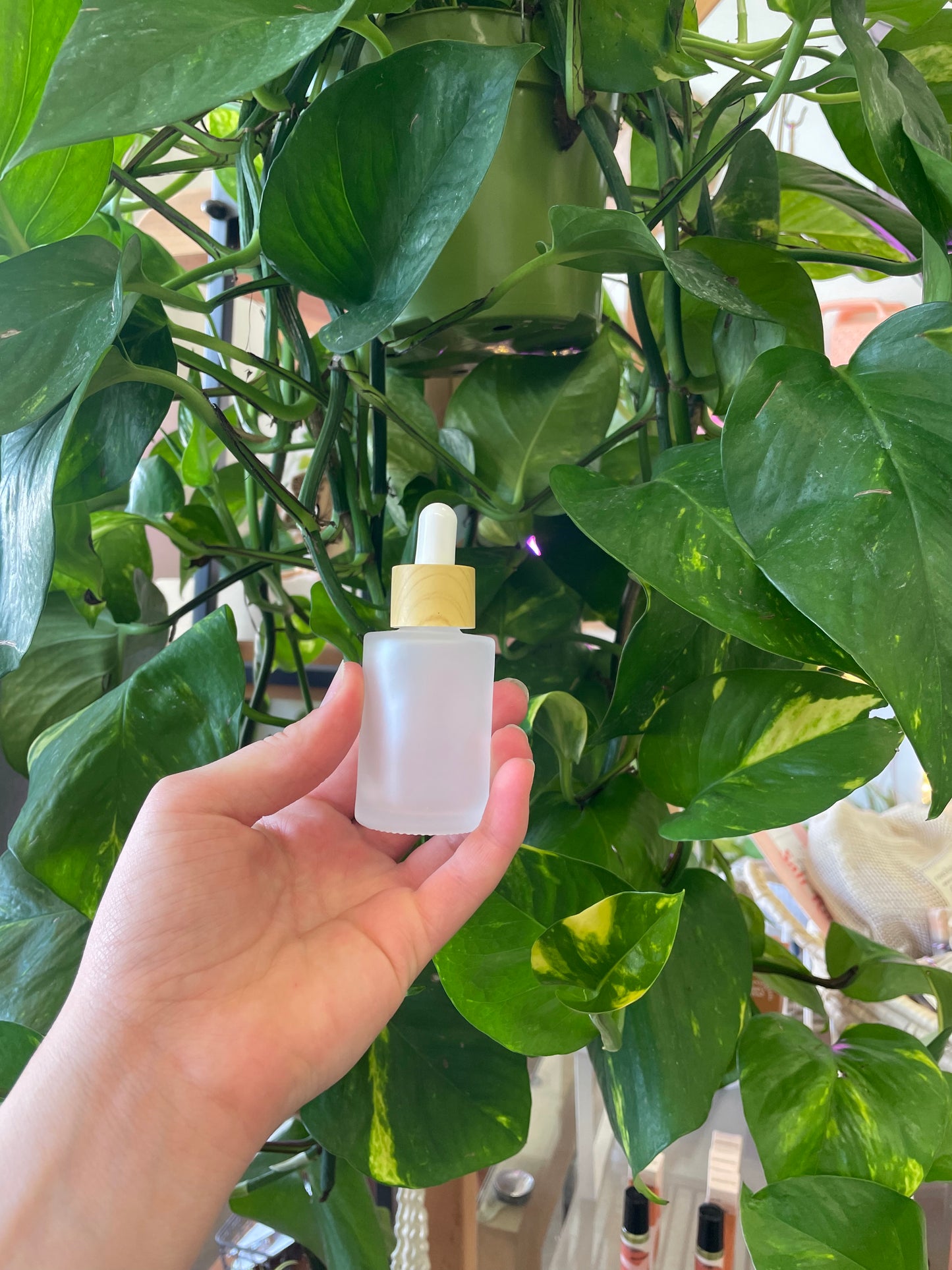 Frosted Glass Dropper Bottles