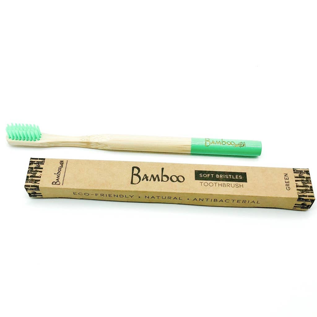 Adult Bamboo Toothbrush : Rainbow