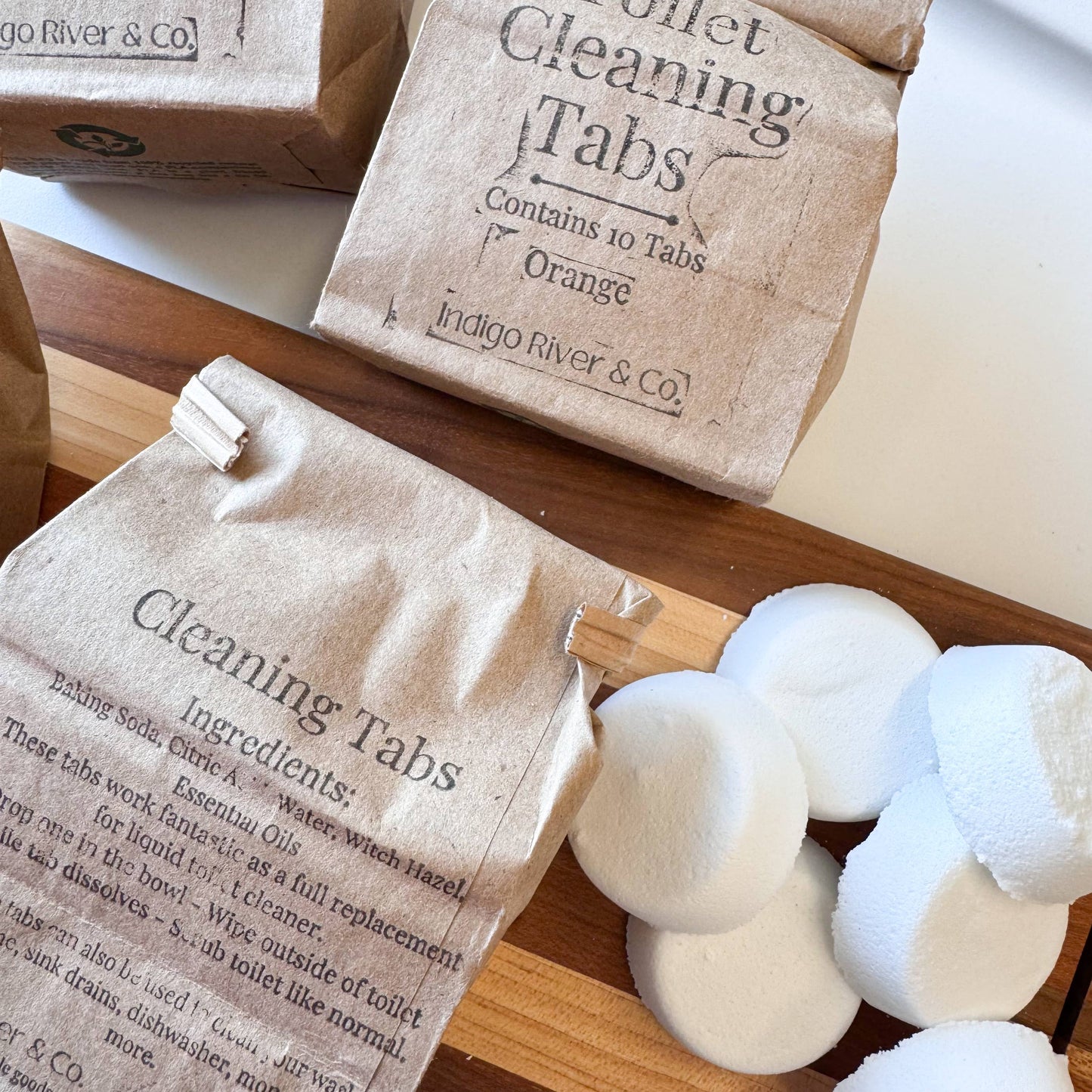 Toilet Cleaning Tabs - Packaged: 10 pack / Eucalyptus & Grapefruit