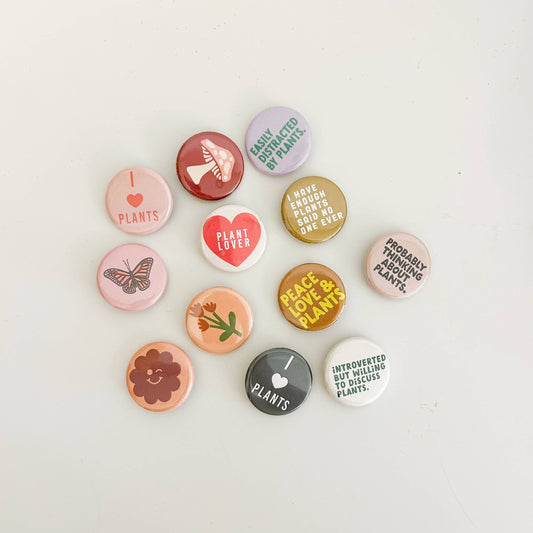 Random plant MIX button set