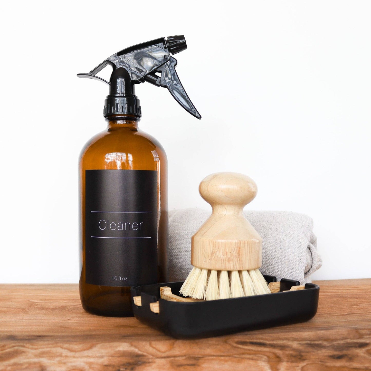 Glass Spray Bottle | 16oz Amber | Cleaner & Room Spray: Glass Spray Bottle