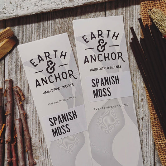 Spanish Moss Hand Dipped Incense: 10 Sticks