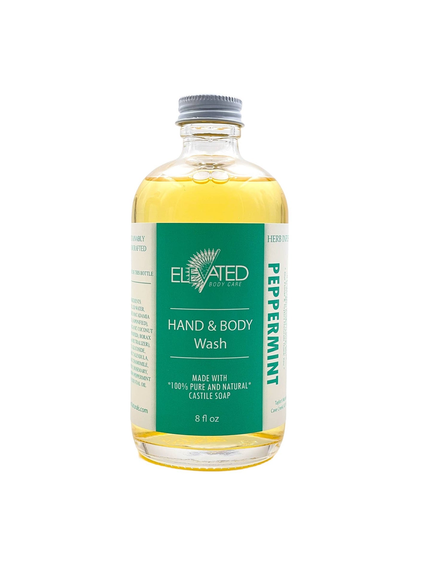 ELEVATED - Herbal Hand & Body Wash w/ Natural Castile Soap: Citrus-Sage bulk refill