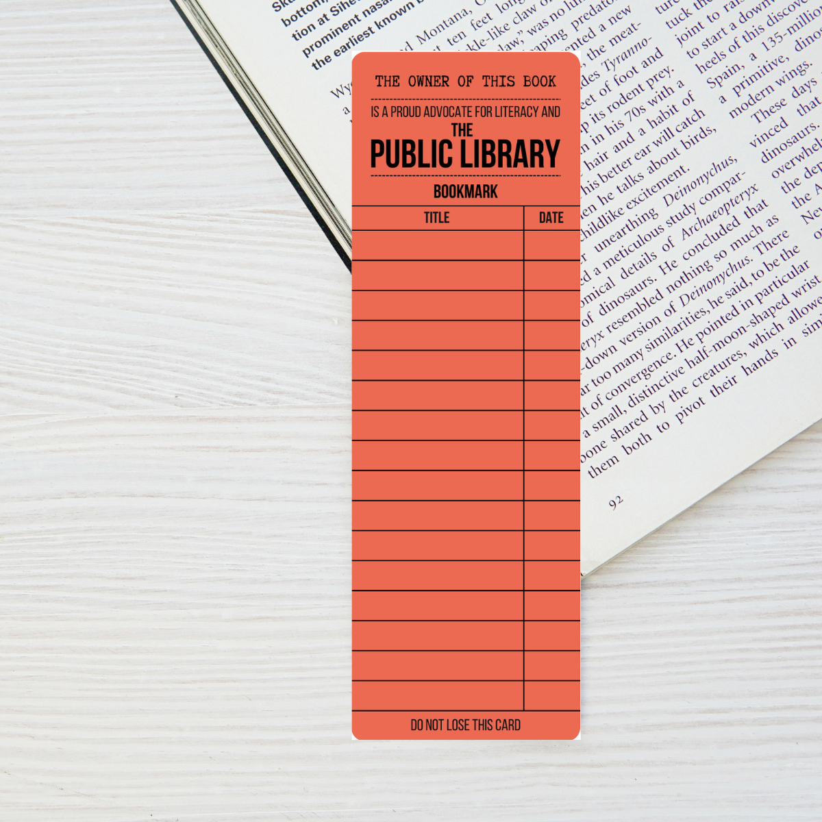 Public Library Bookmarks