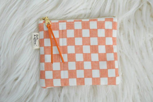 Vans Checkered Zipper Pouch: Small