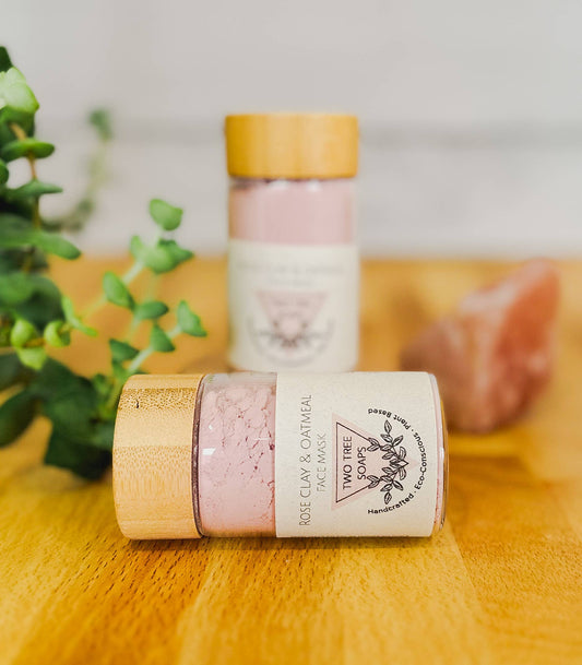 Clay Face Mask - Rose Clay & Colloidal Oatmeal