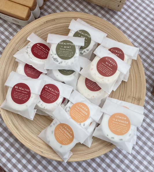 Individually Packaged Shower Steamers: Be Healthy