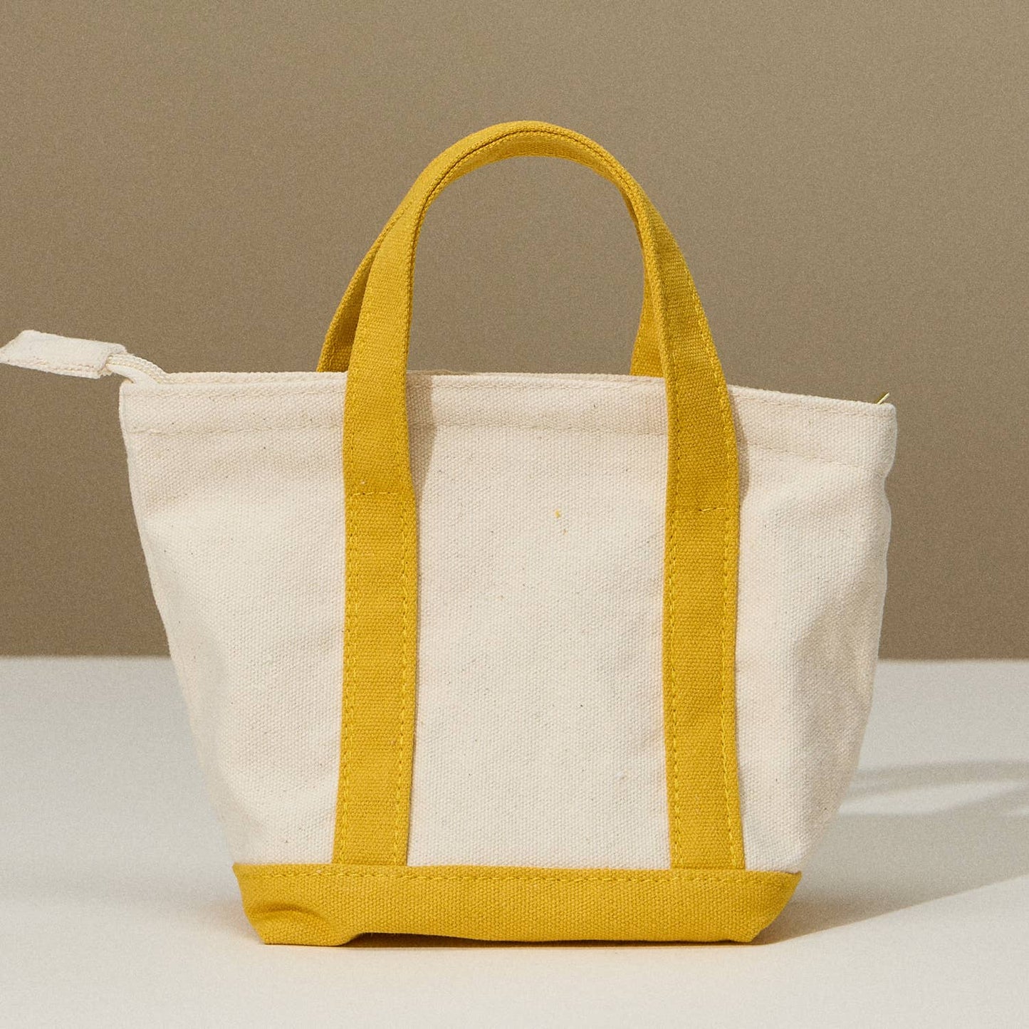 EcoCharm Cotton Everywhere-Carry Canvas Bag – Mini Size: Mustard / One size / 5DG78050