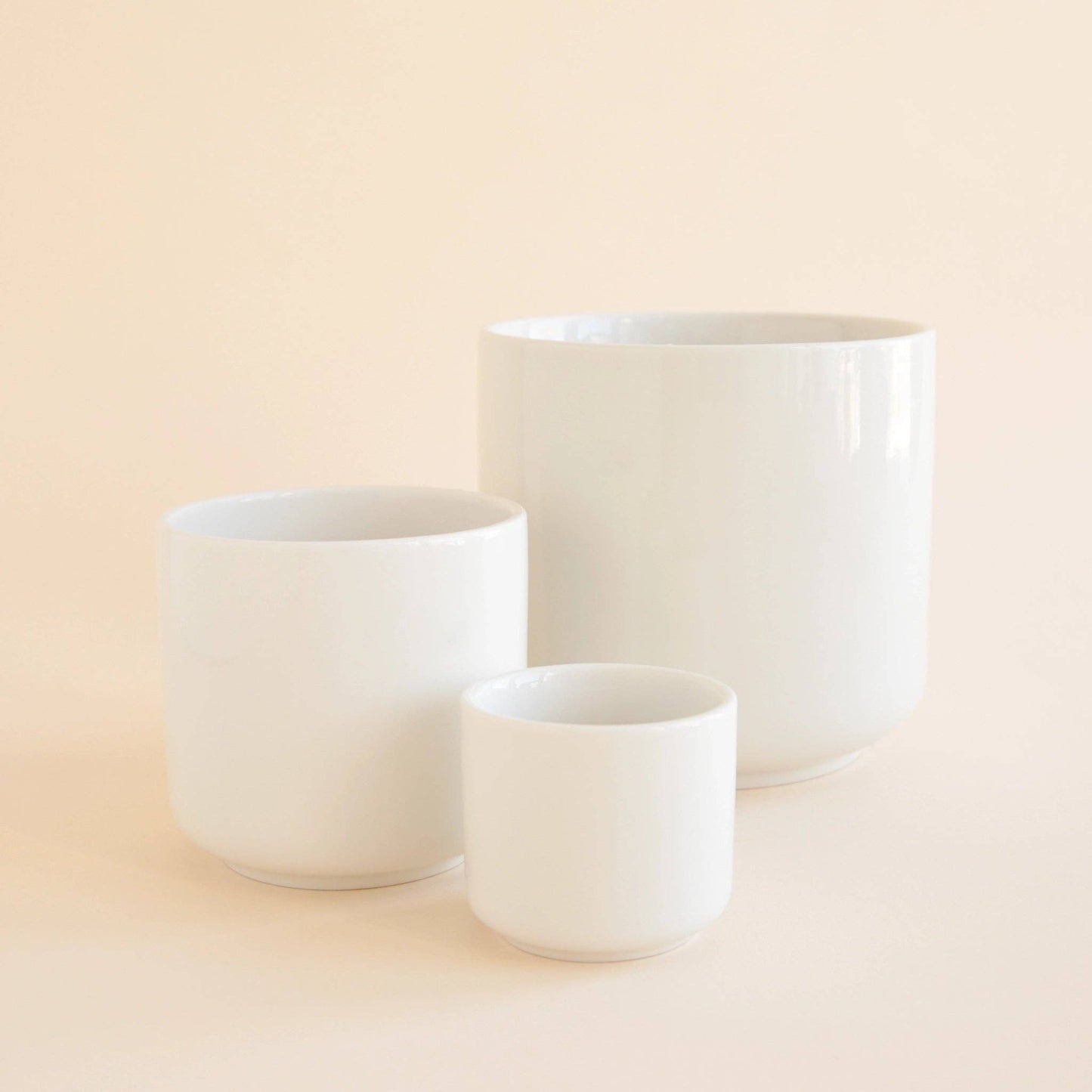 Charlie Pot | White 4.5" & 6.75": 4.5 inch