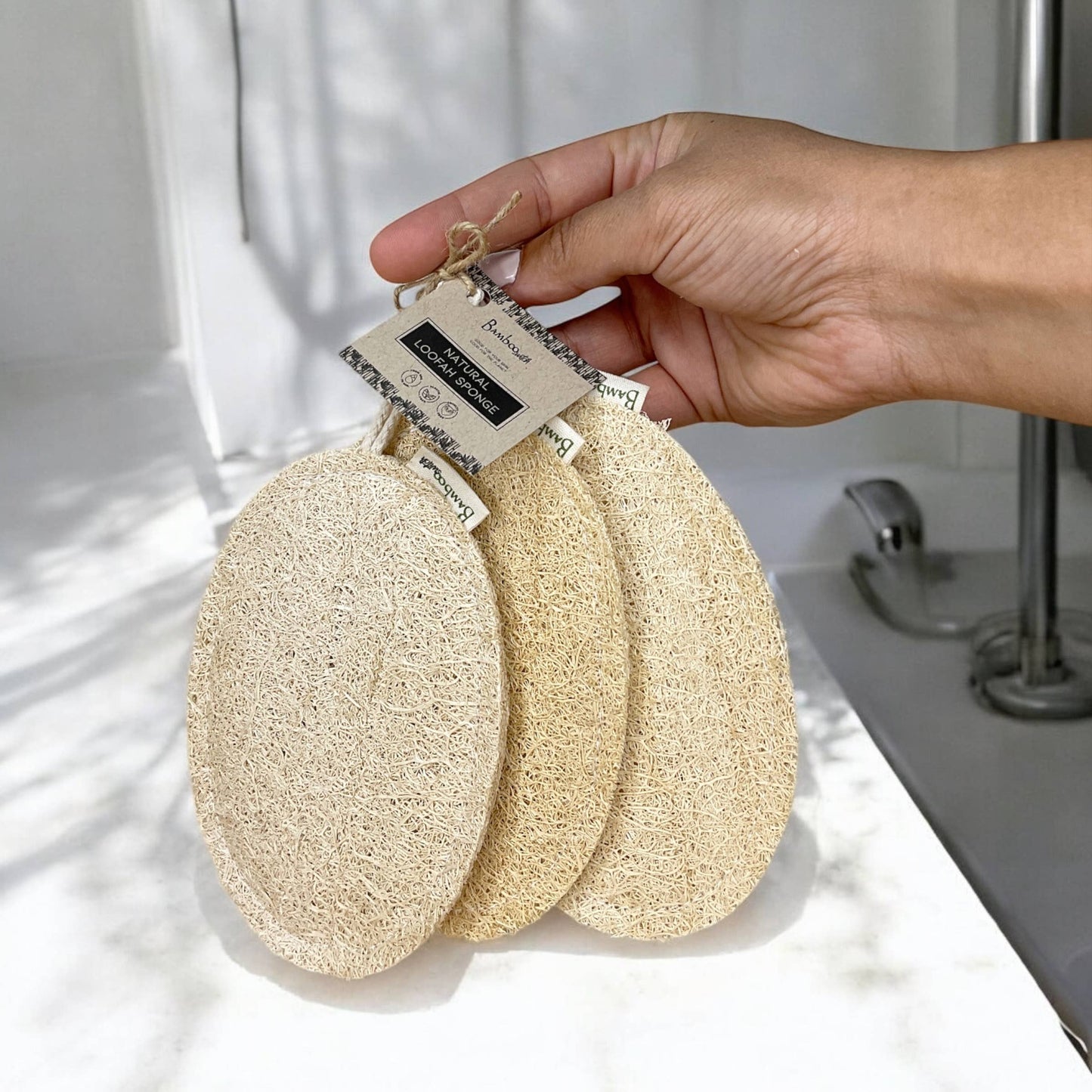 3x Large Exfoliating Loofah | Oval | Skincare Bestseller: Oval