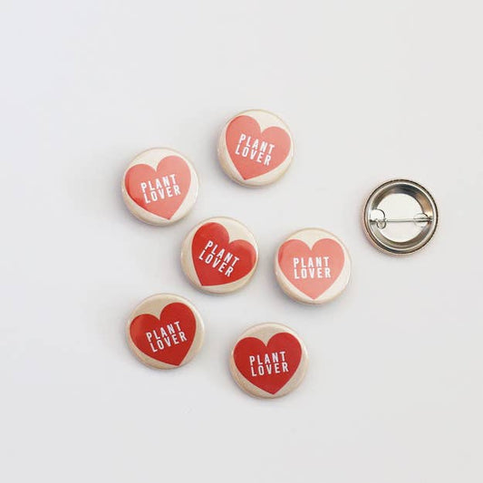 Plant lover button