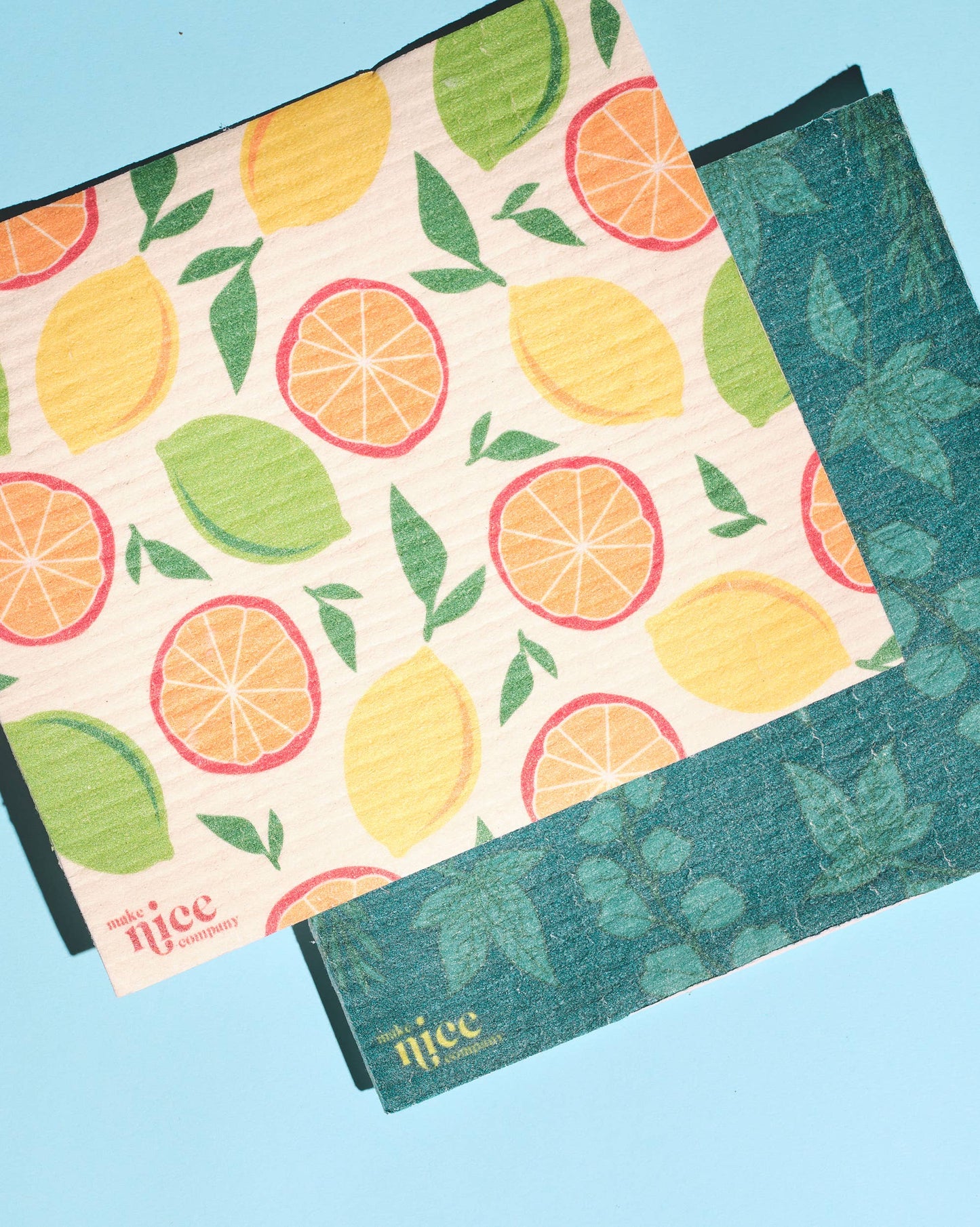 Sponge Cloth - 2 Pack Herb + Citrus