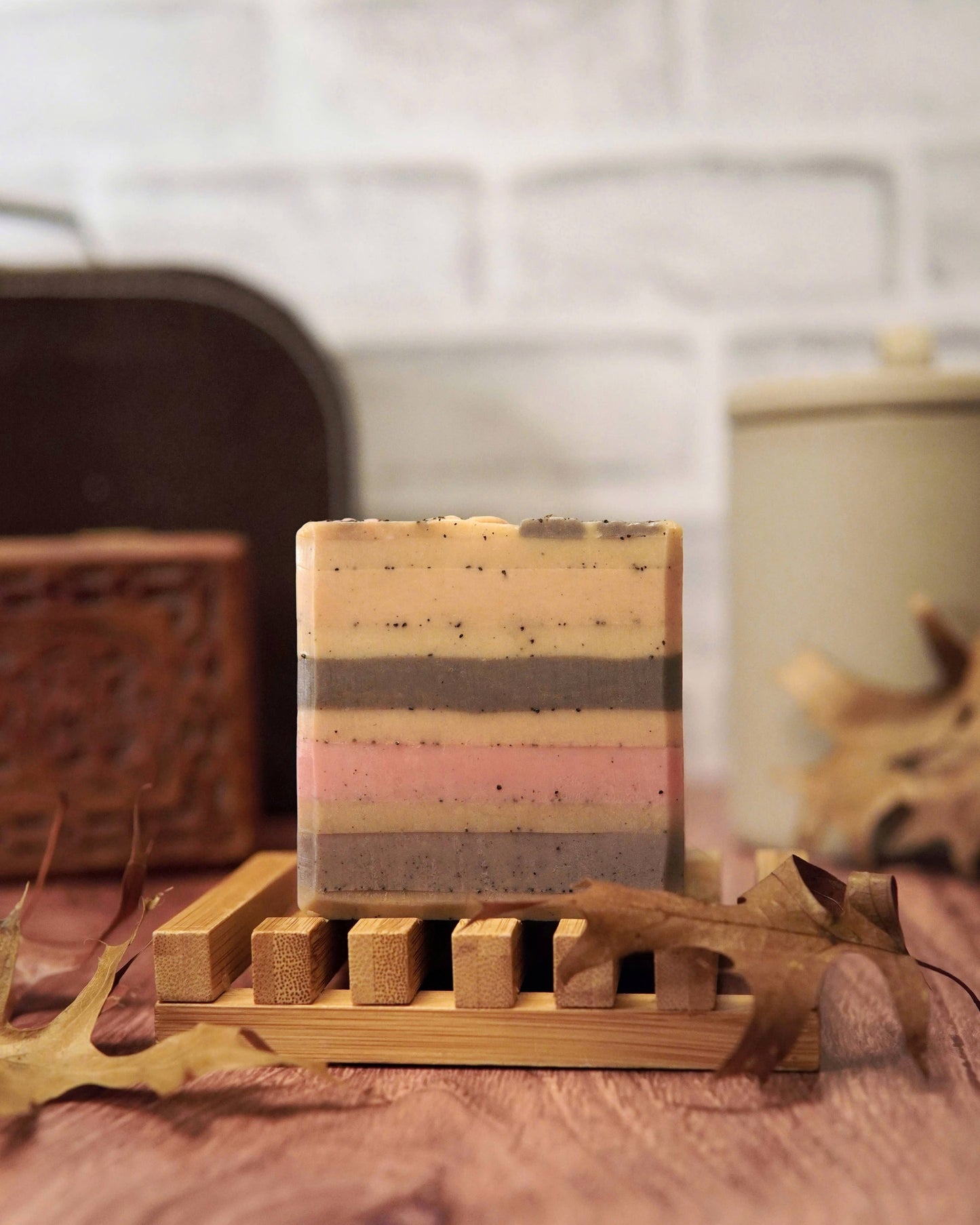 Sugared Sequoia - Exfoliating Coffee Scrub Shea Butter Soap