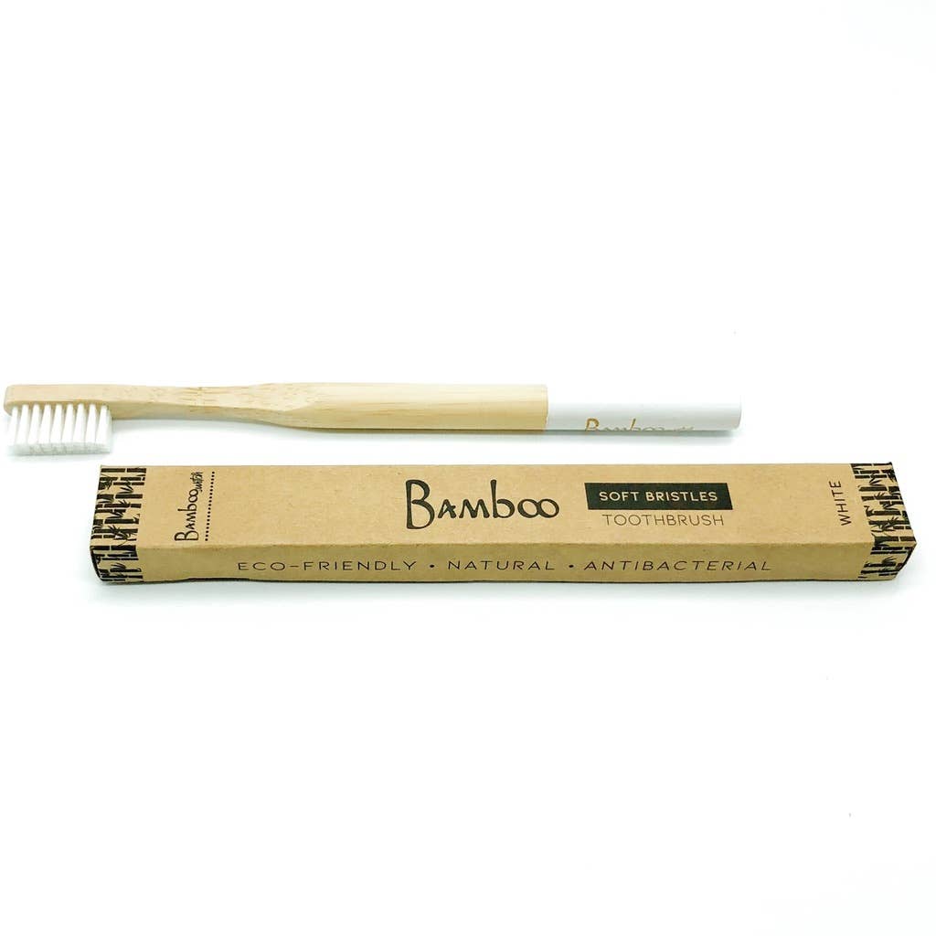 Adult Bamboo Toothbrush : Rainbow