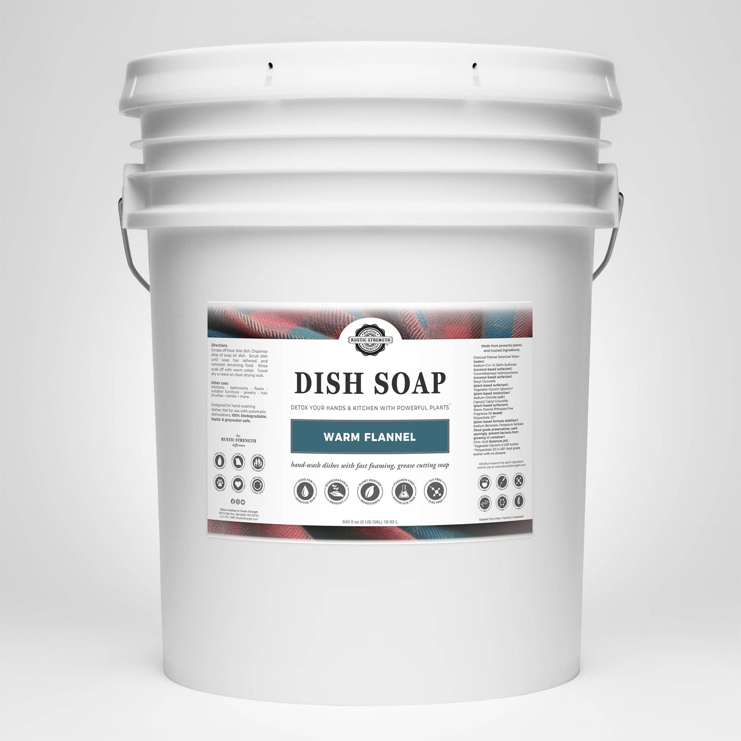 Dish Soap - Autumn Scents: Pumpkin Harvest / 1 gallon glass jug