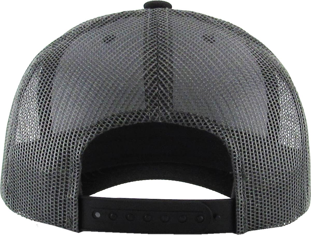 CLASSIC 6 PANEL MESH BACK: DGY-DGY