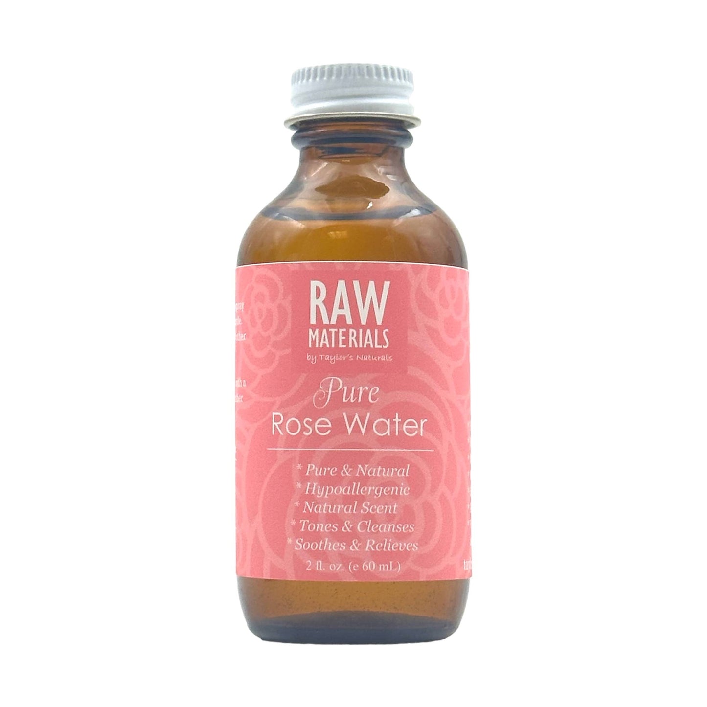 RAW Materials - 100% Pure ORGANIC Rose Water -Bulk refill