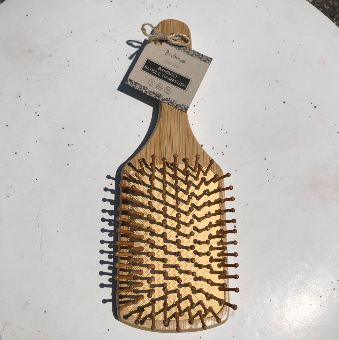 Bamboo Paddle Hairbrush - Square | Fall Bestseller
