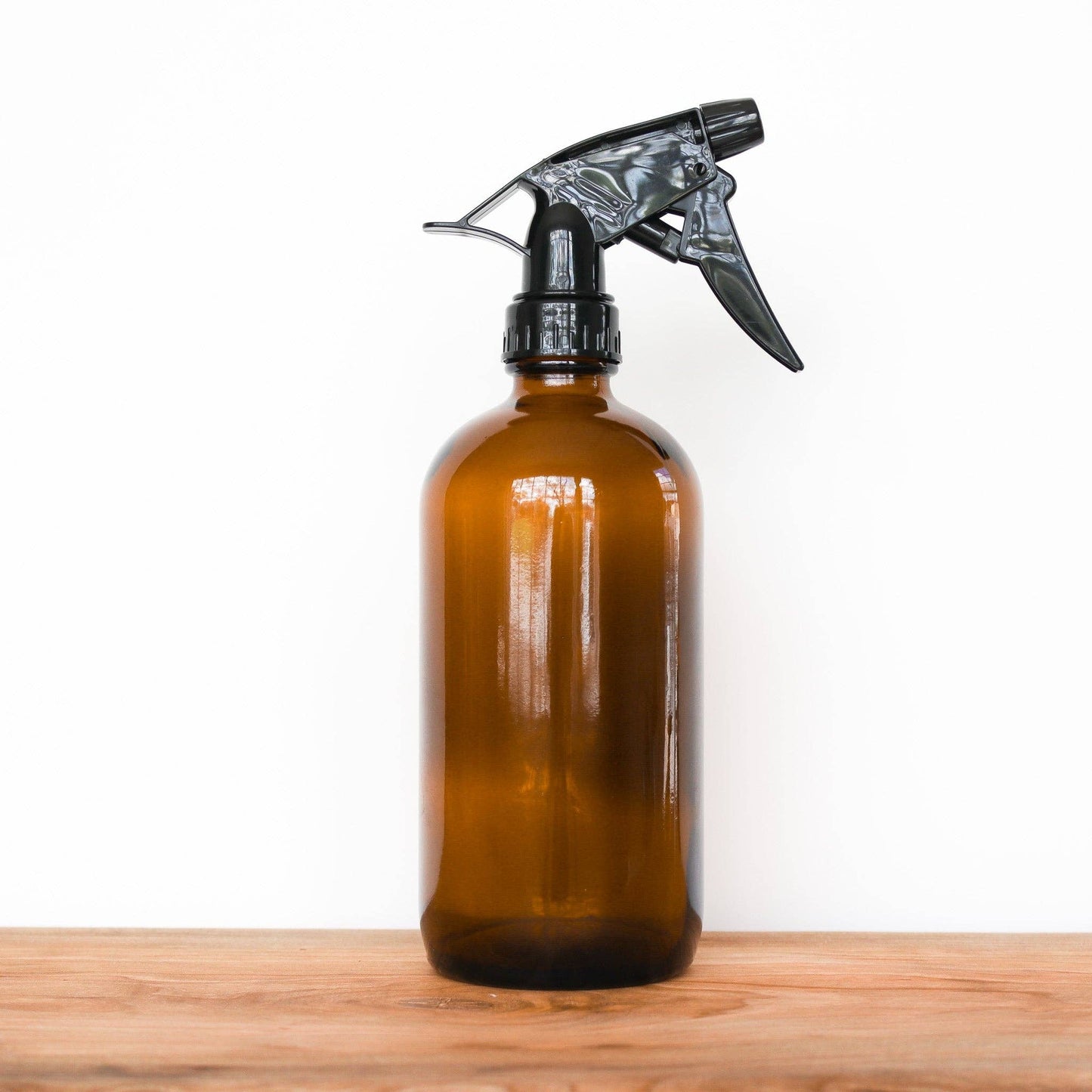 Glass Spray Bottle | 16oz Amber | Cleaner & Room Spray: Glass Spray Bottle