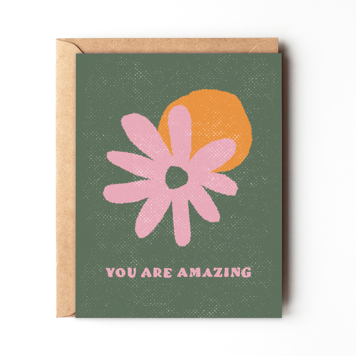 You Are Amazing Card | Fall Floral Card | Friendship Card