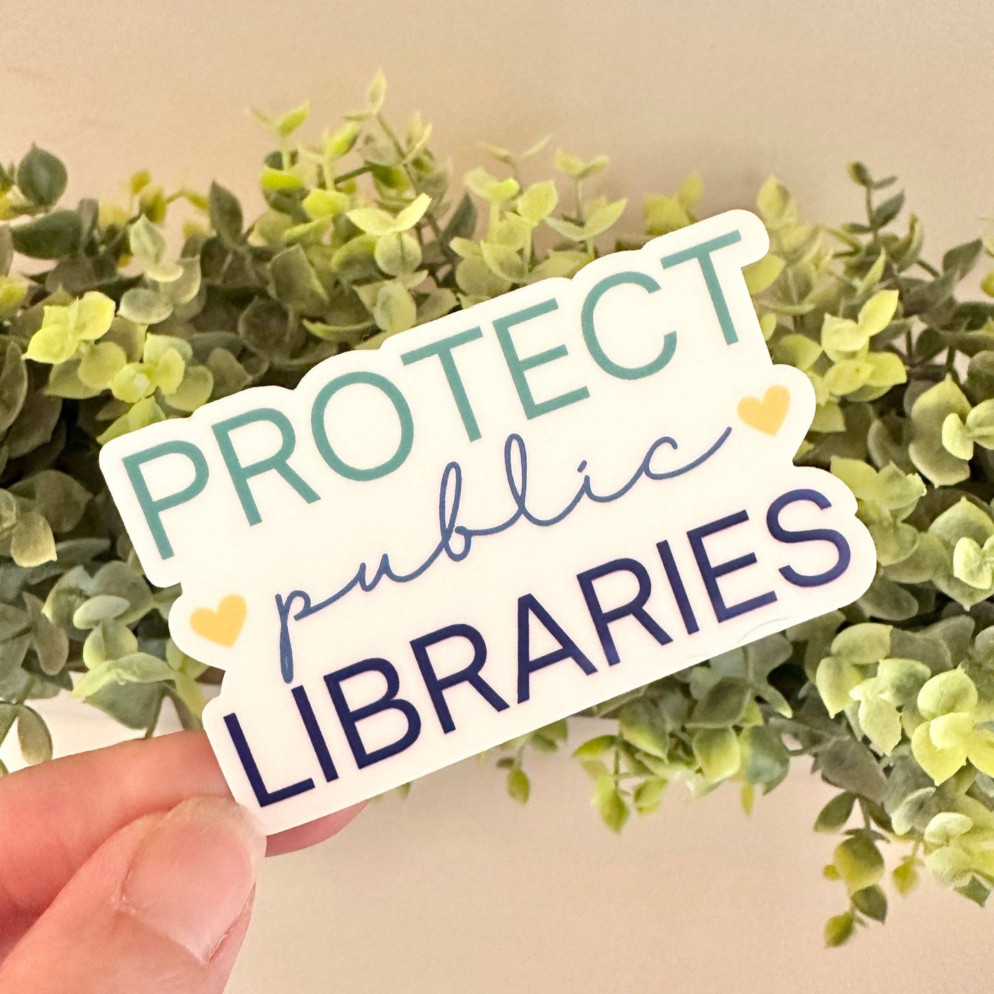 Protect Public Libraries Sticker