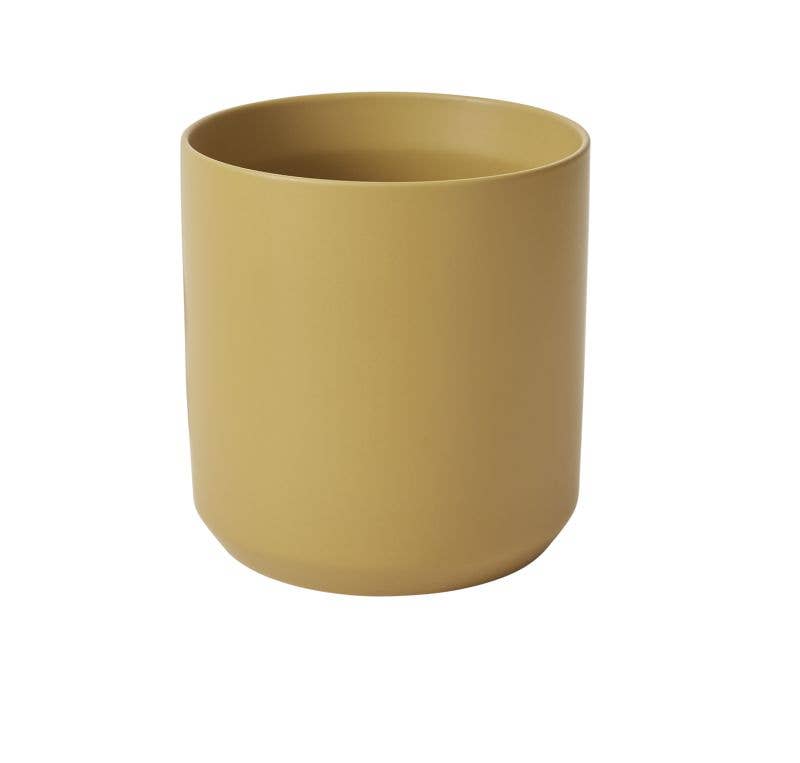 Round Ochre Pot: 4.75" Pot