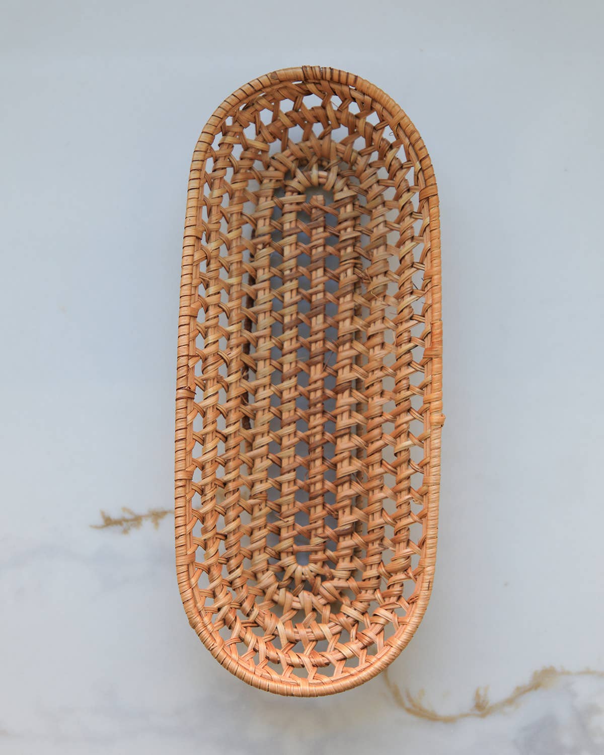 Oval Rattan Basket: Small
