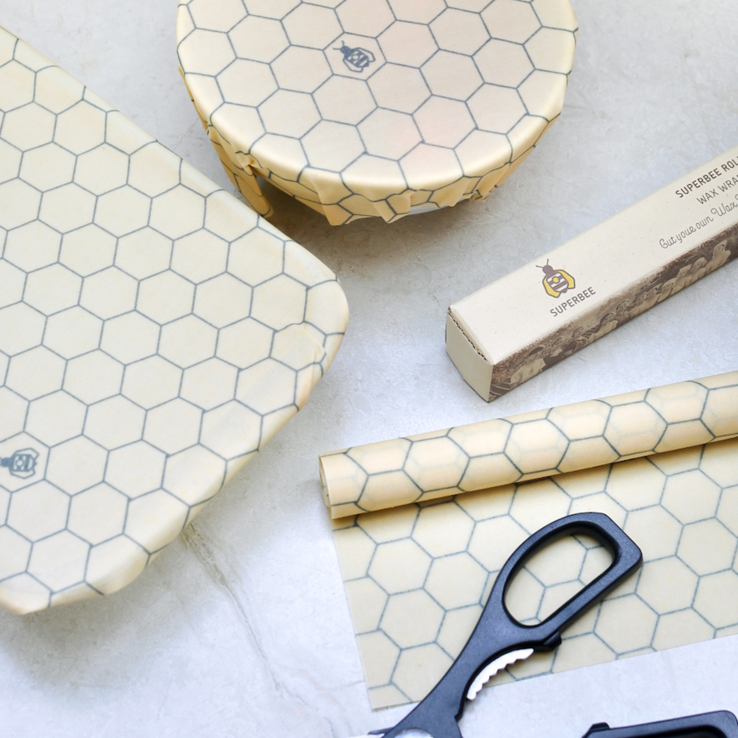 Reusable Beeswax Wrap Roll: Passion Som