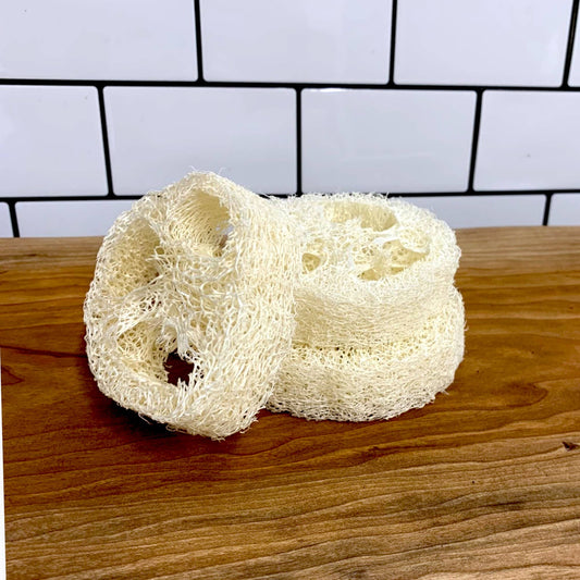 Loofah Single Piece | Loofah Slice/Soap Riser: Medium Loofah
