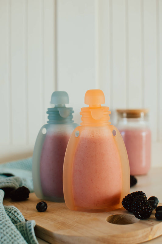 Baby Pouch SET OF TWO: Orange