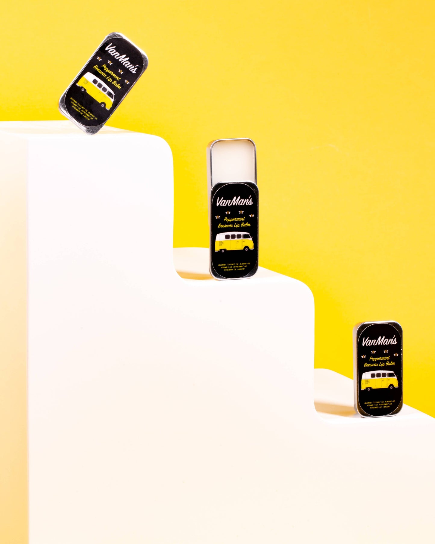 VanMan's Beeswax Lip Balm (Copy): Aluminum Tin / Peppermint