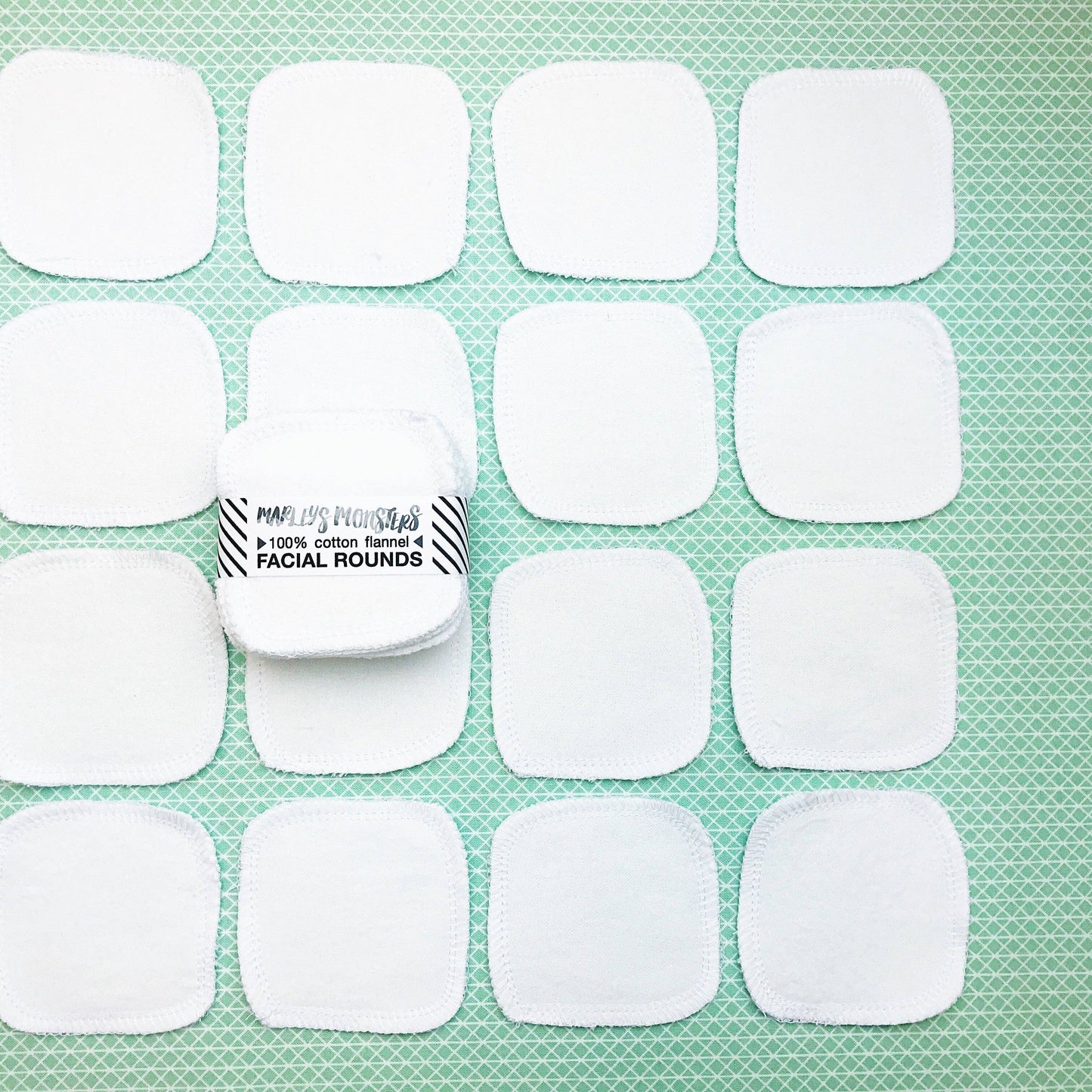 Facial Rounds: Rainbow and Color Mixes: 10 pack / Black