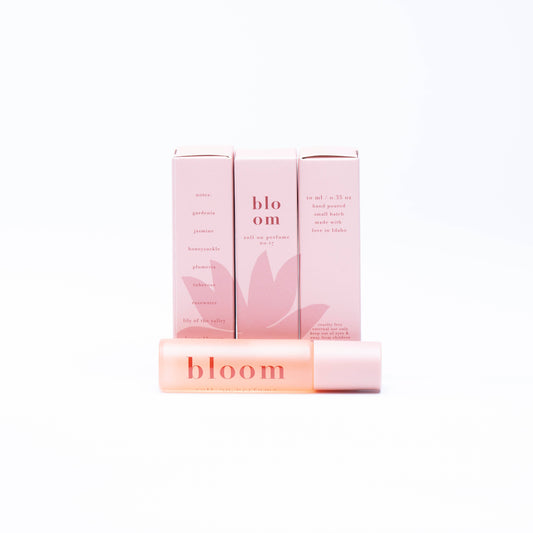 Roll-on perfume • 17 scents • non toxic • small batch: No. 17 bloom (new version of gardenia honeysuckle)