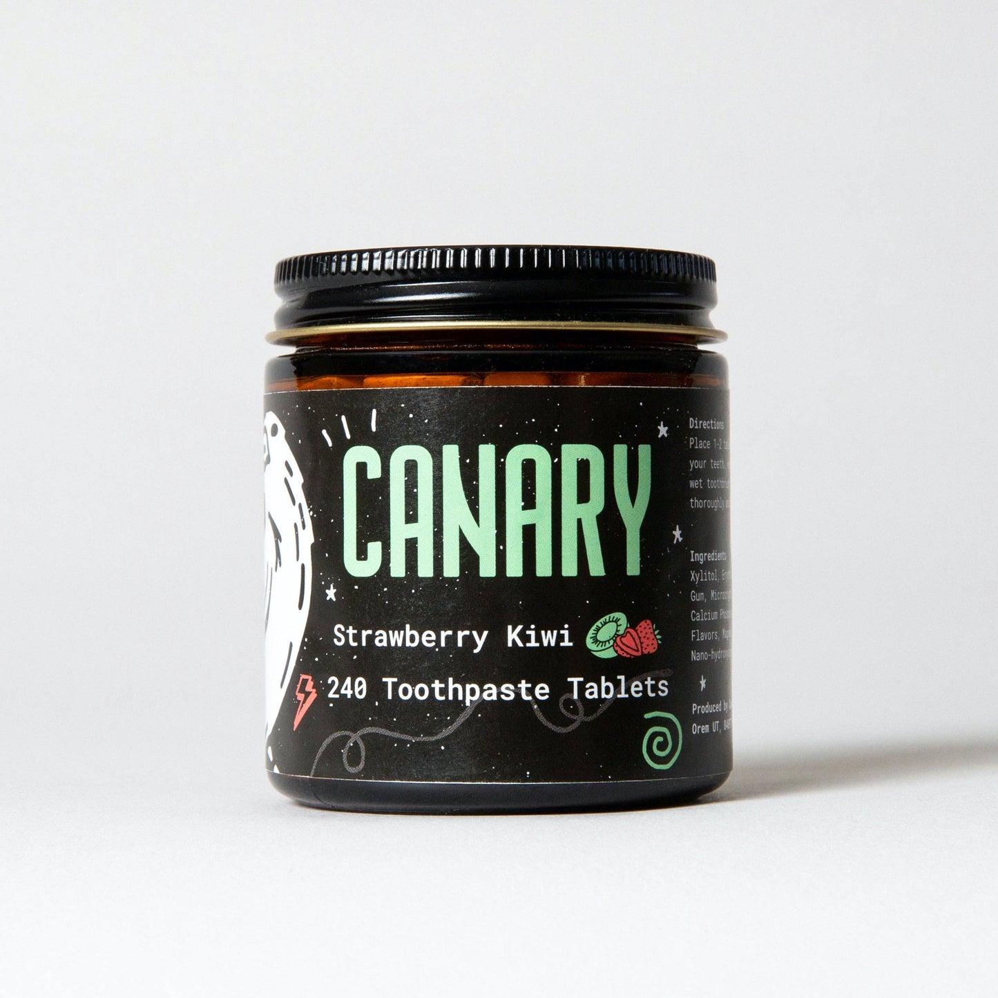 Strawberry + Kiwi Toothpaste Tablets: 1 month test drive - 60 tablets
