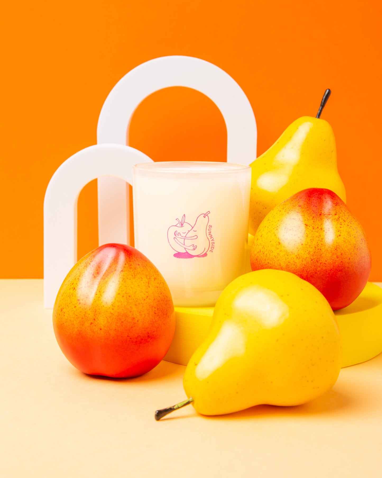 Sunnyside - Pear & Nectarine Coconut Soy 8 oz Candle