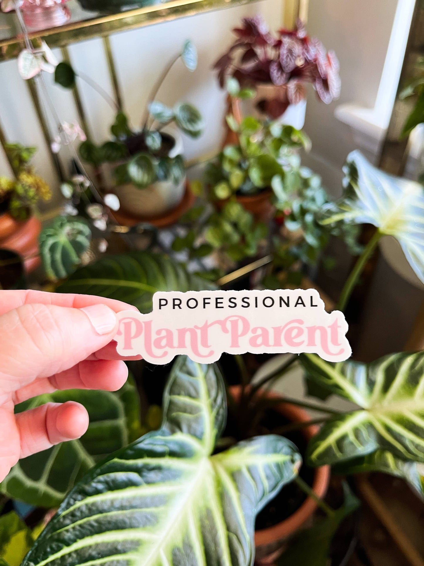 Professional Plant Parent Sticker