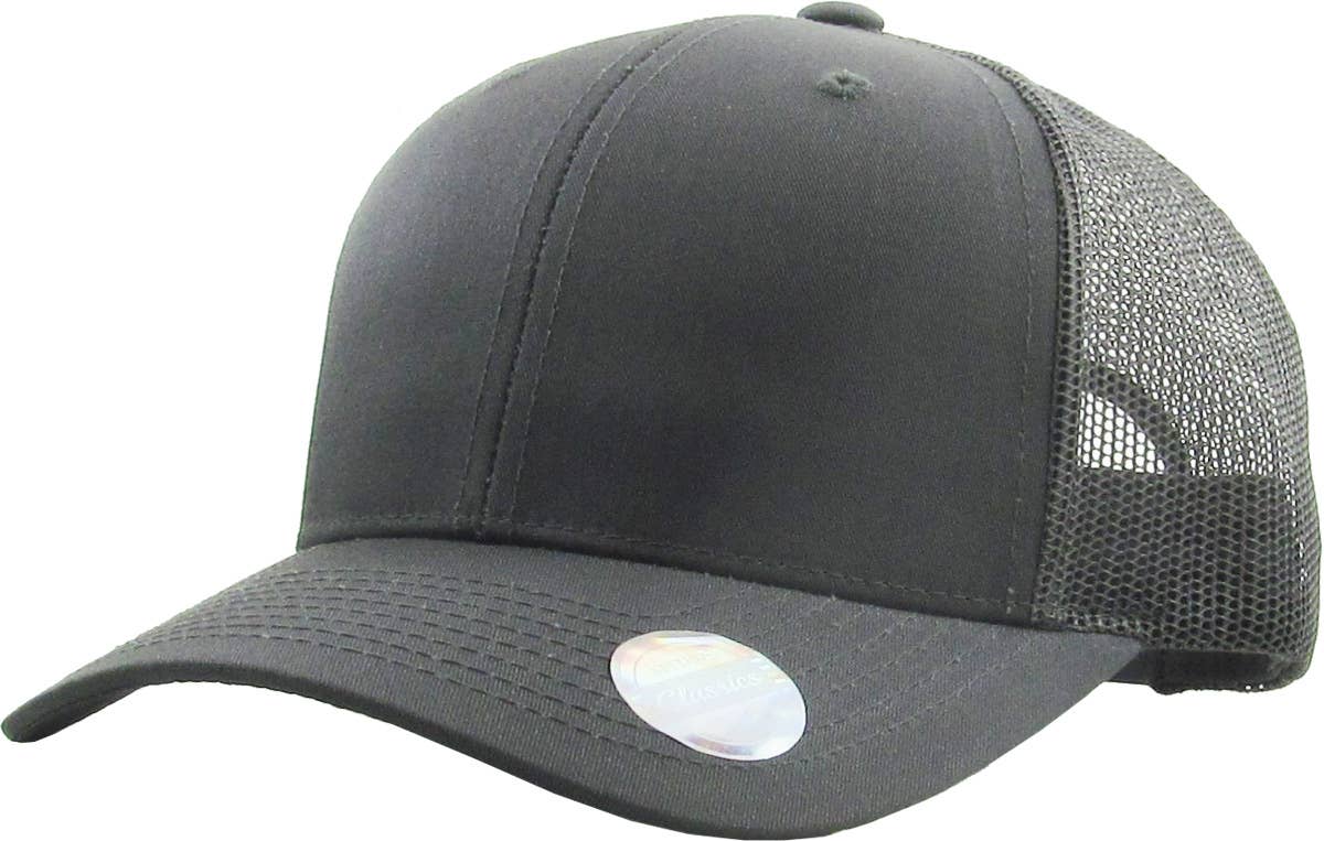 CLASSIC 6 PANEL MESH BACK: DGY-DGY