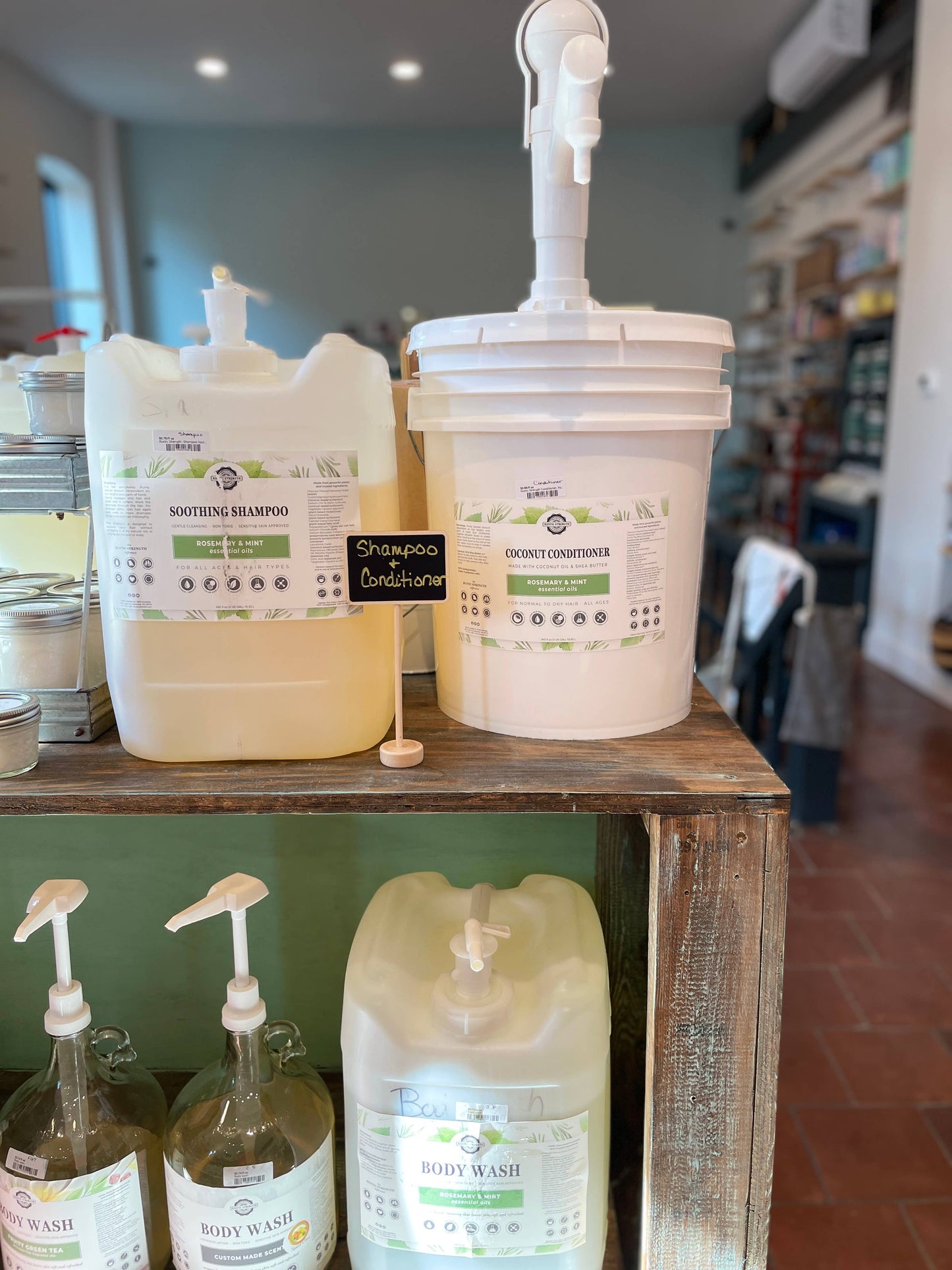 Avocado Lotion for Face and Body- Mild Formula, Paraben-Free: Rosemary Mint / refill bulk