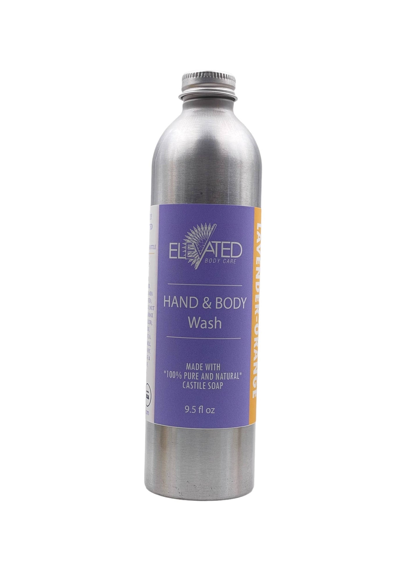ELEVATED - Herbal Hand & Body Wash w/ Natural Castile Soap: Citrus-Sage bulk refill