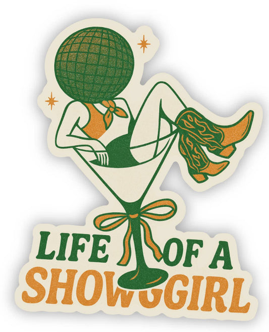Life of a Girl at the Disco Sticker – Retro Disco Cowgirl