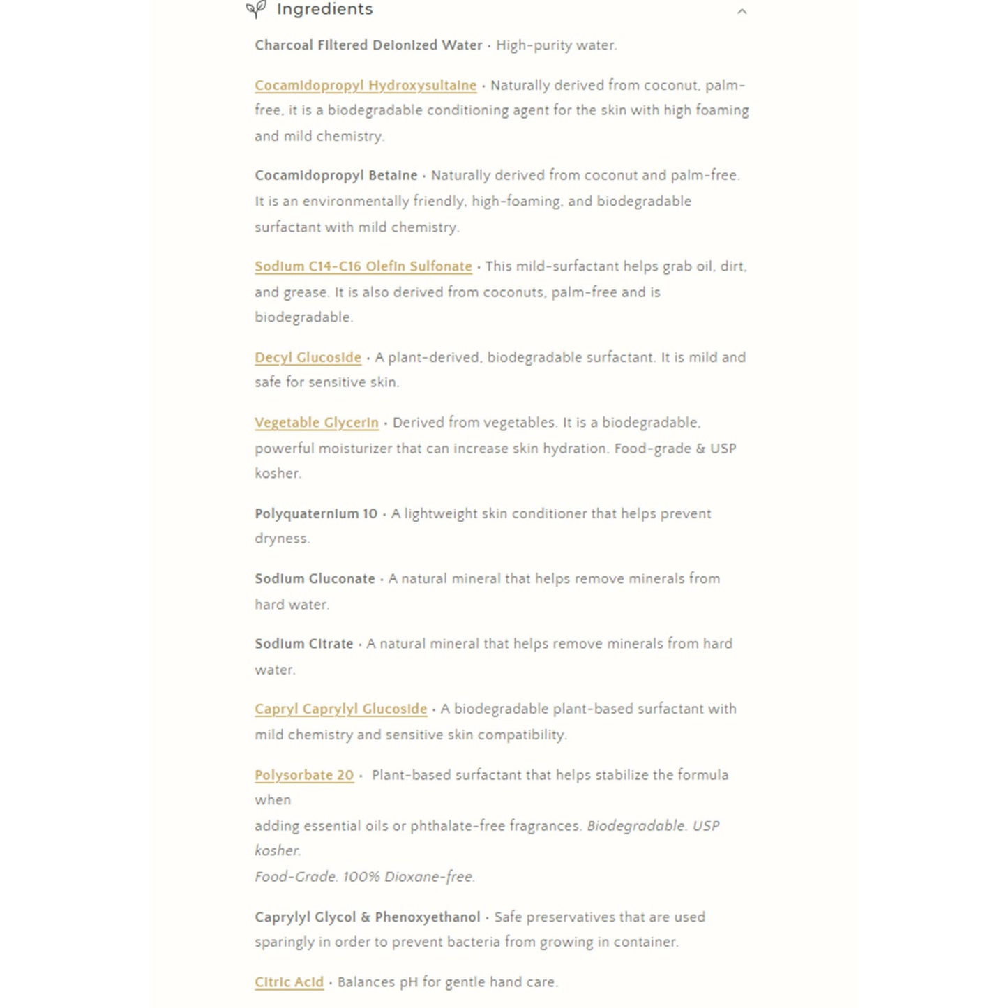 Plant-Based Hand Soap Non-Drying Hypoallergenic Sensitive refill bulk: Citrus Bliss (lemon/orange) / Gallon Glass Jug