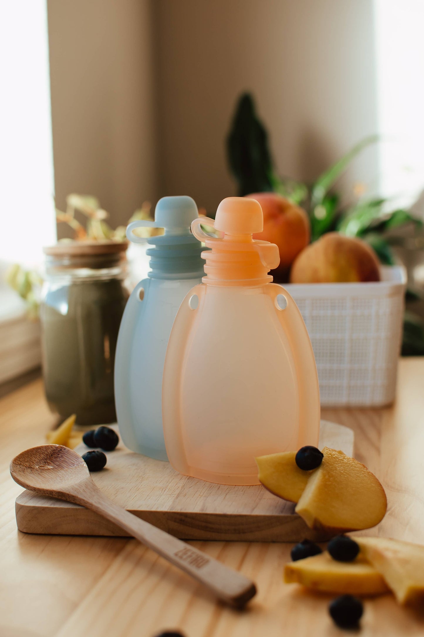 Baby Pouch SET OF TWO: Orange