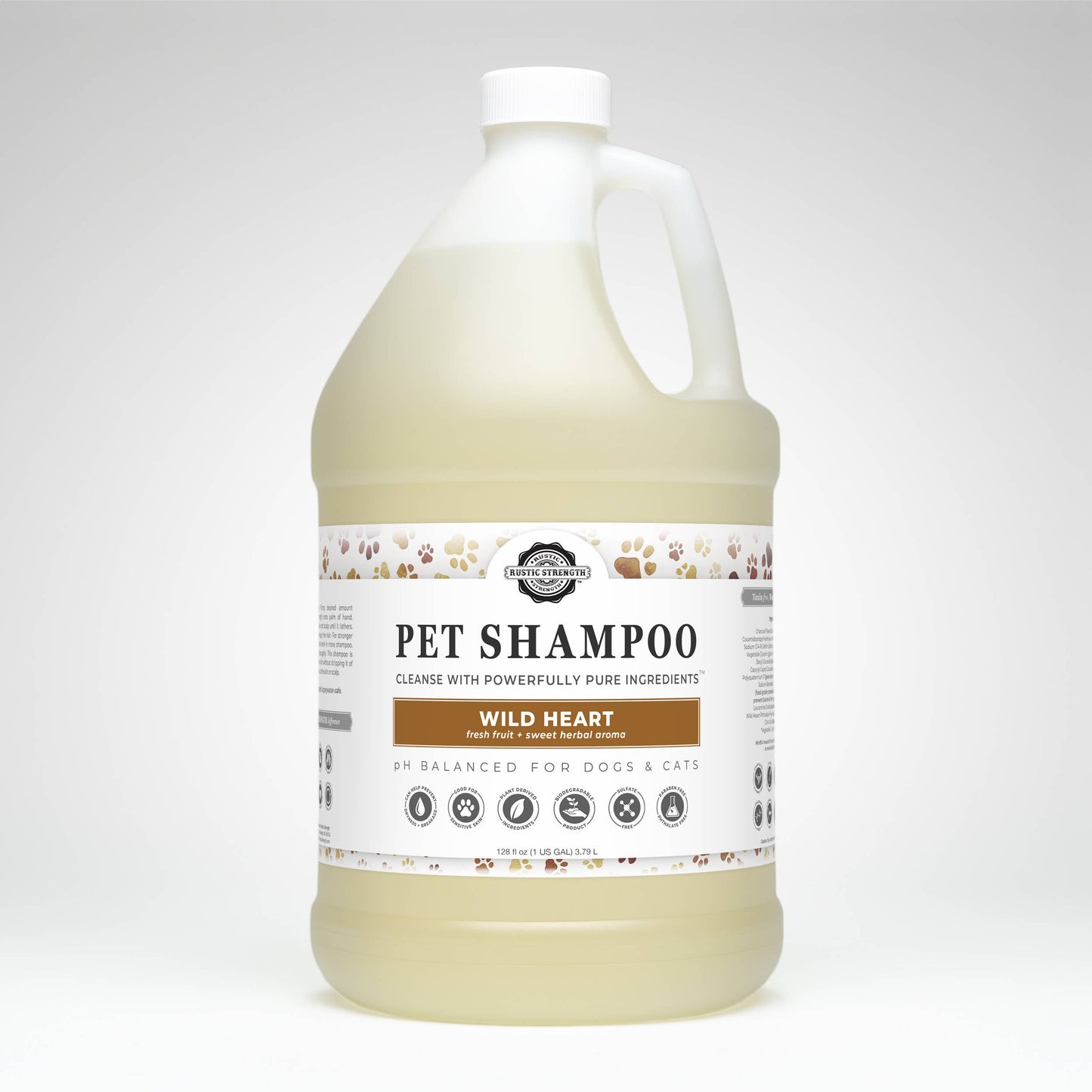 Pet Shampoo | Soothing + Deodorizing: Unscented | Hypoallergenic / Bulk Refill Gallon Glass Jug