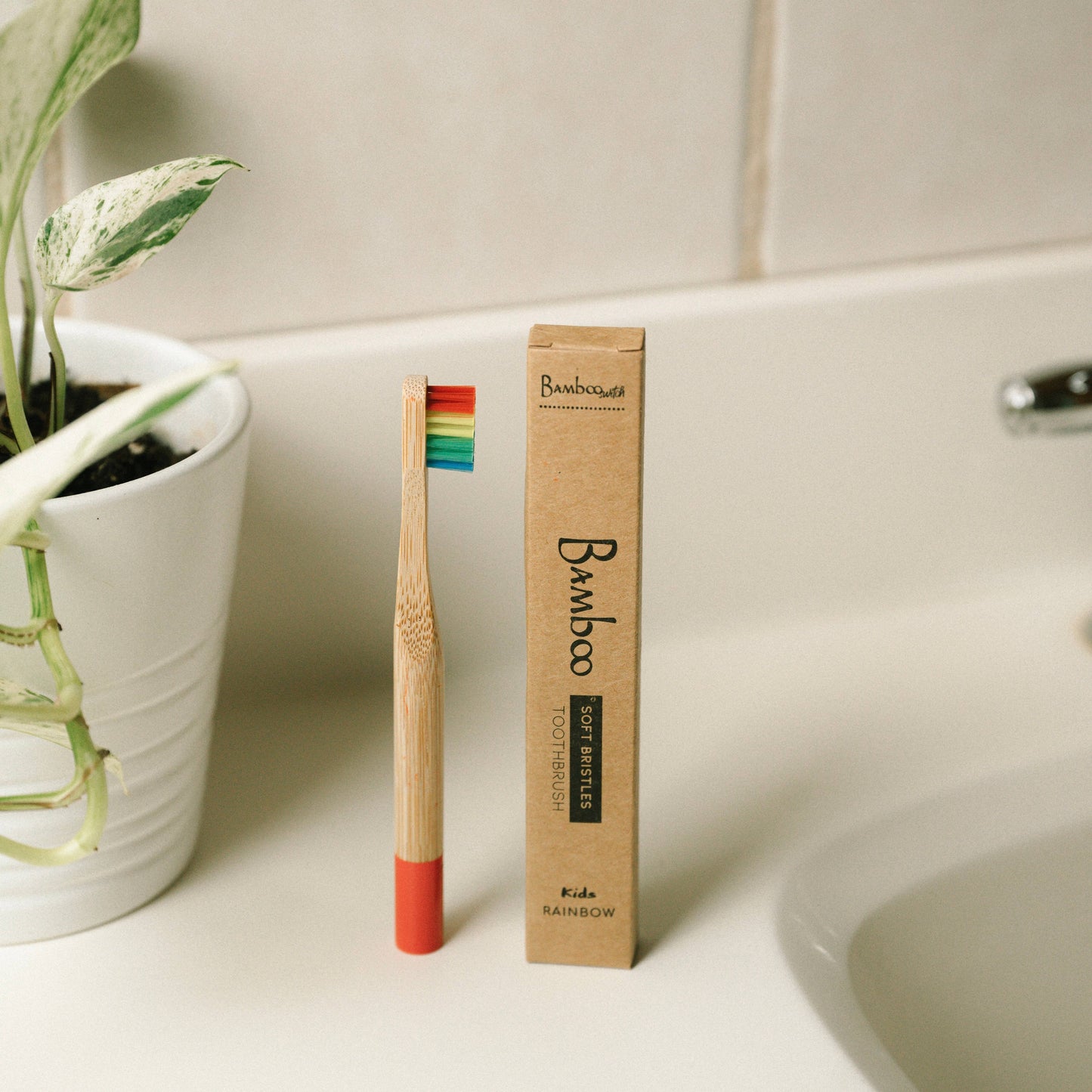 Bamboo Kids Toothbrush | Market Bestseller: Rainbow
